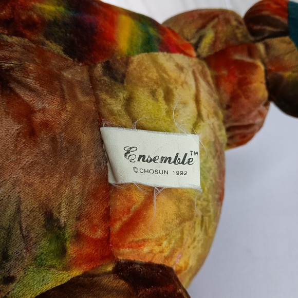 1992 Ensemble Chosun tie dye plush dragon Makes a high-pitched squeaking sound - Picture 7 of 9